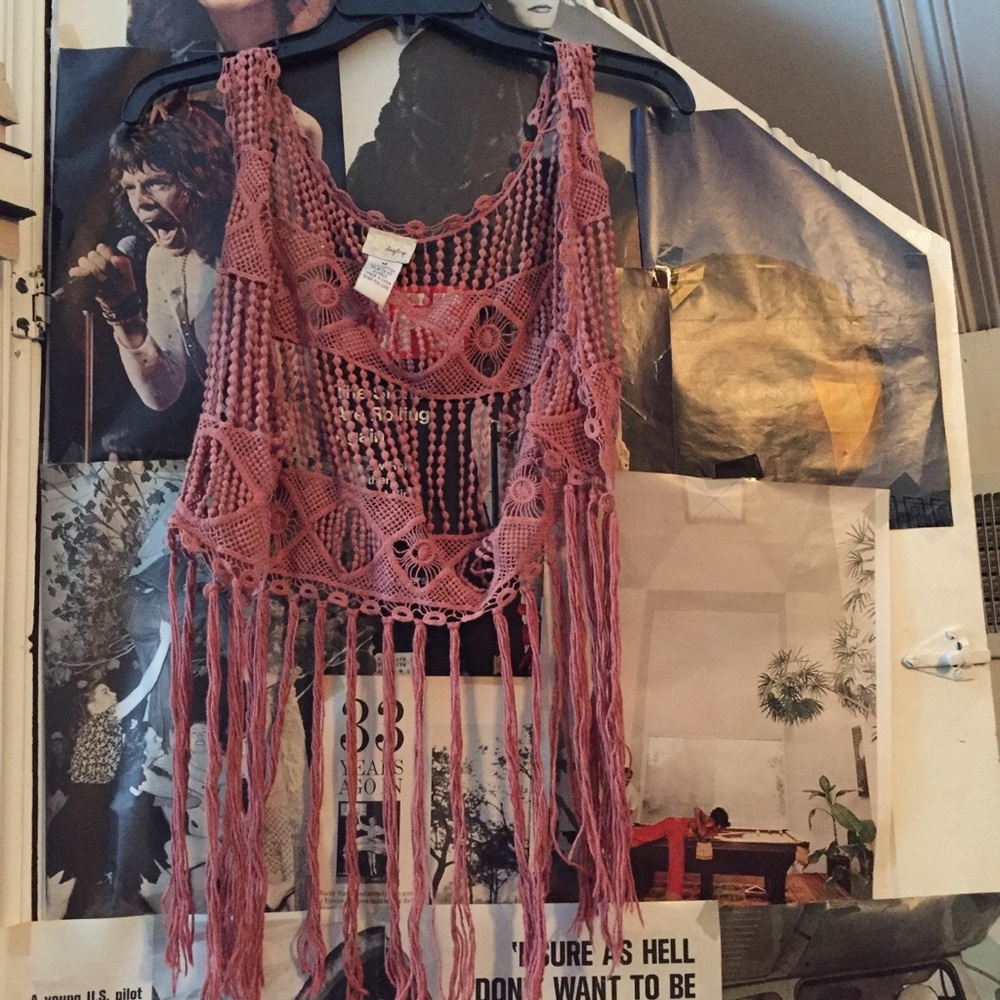 DAYTRIP SIZE MEDIUM WESTERN VEST GRUNGE LOOK